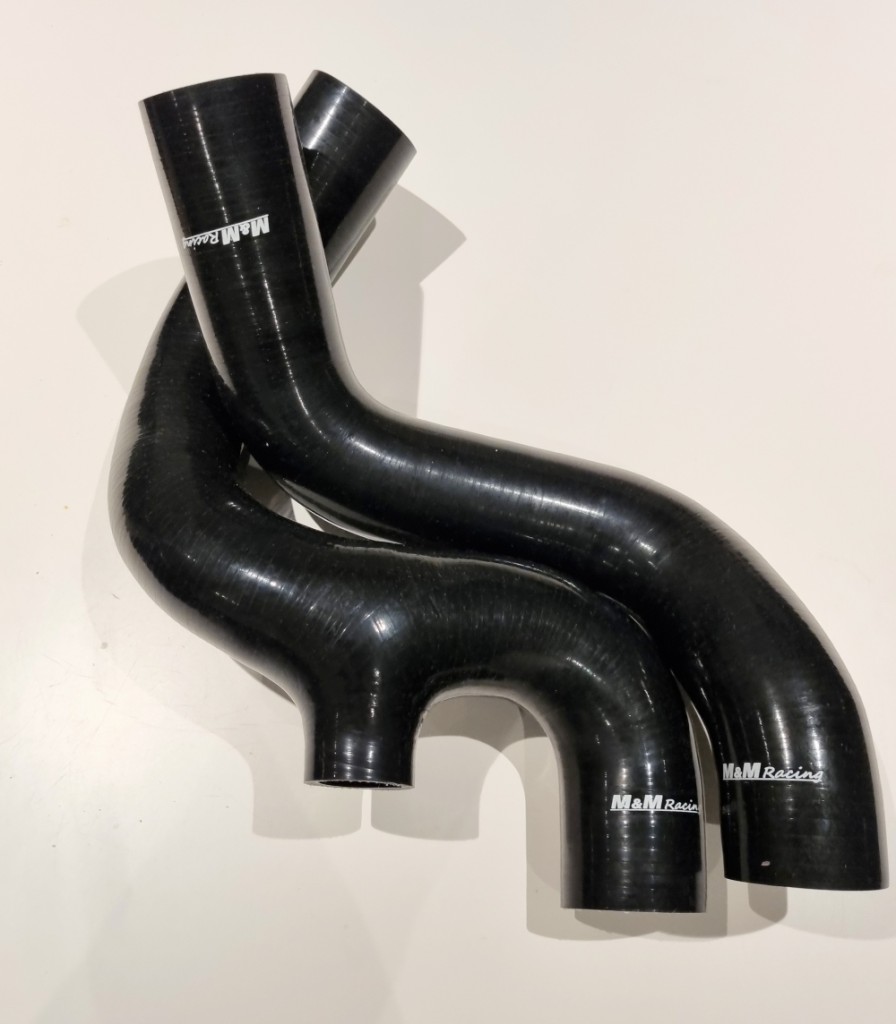 Forsterkede silikon intercooler slanger Sidewinder/AC9000 M&M racing